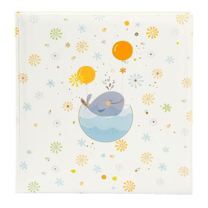 detail Fotoalbum klasik 60stran Goldbuch 15766U LITTLE WHALE BLUE