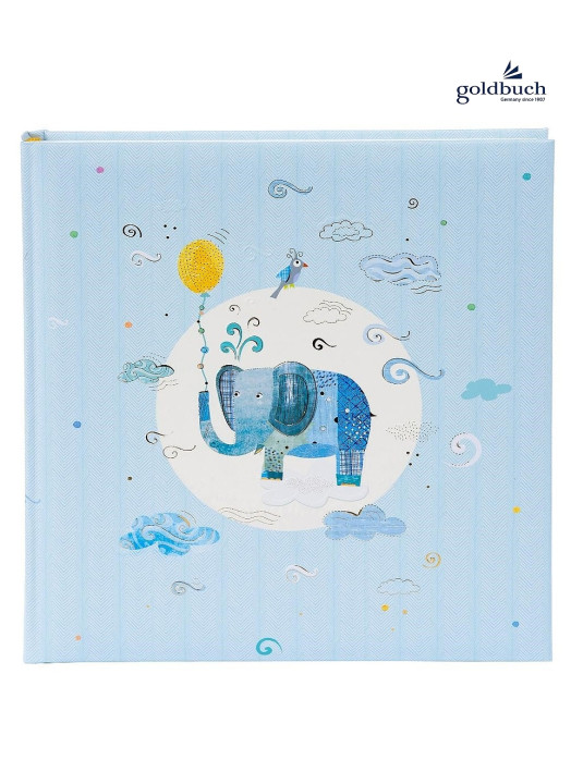 detail Fotoalbum klasik 60stran 15462U Goldbuch BLUE ELEPHANT