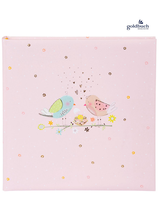detail Fotoalbum klasik 60stran 15563U Goldbuch LOVING BIRDS girl