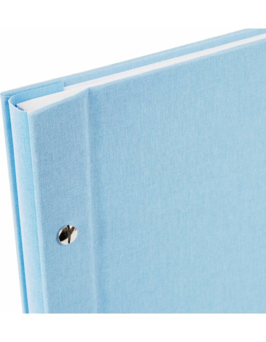 detail Šroubkové album klasik 30x25cm 26829 Goldbuch BELLA VISTA sky blue