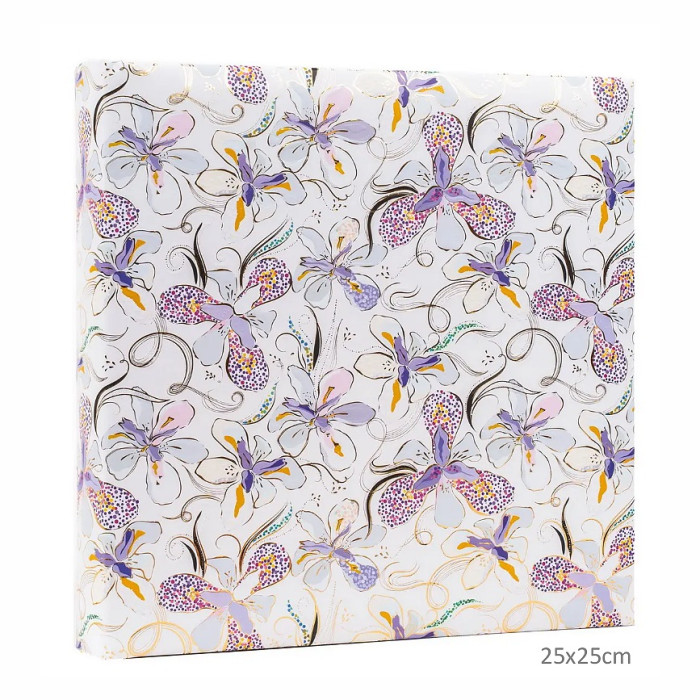 detail Fotoalbum klasik 25x25cm 24774 Goldbuch Orchid Mood white