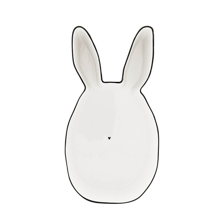 detail Bastion Collections BUNNY Bowl Large in black, 30x17cm