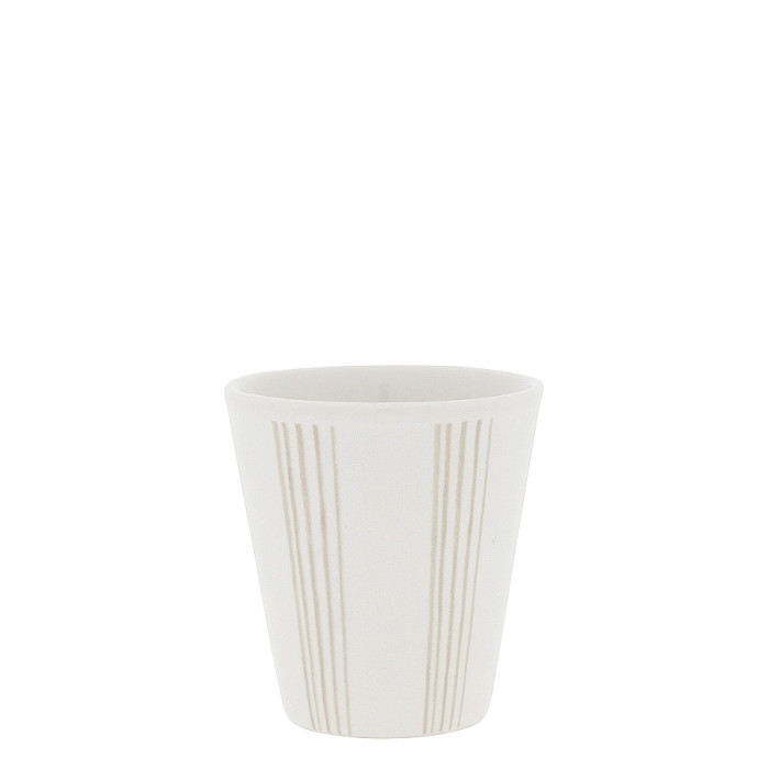 detail Bastion Collections Kelímek Small Stripes natural in BT, 50ml