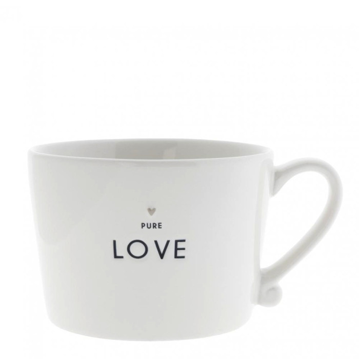 detail Bastion Collections Hrnek PURE LOVE in black, 300 ml