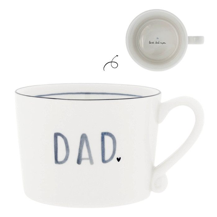 detail Bastion Collections Hrnek White/blue DAD in IB, 300ml