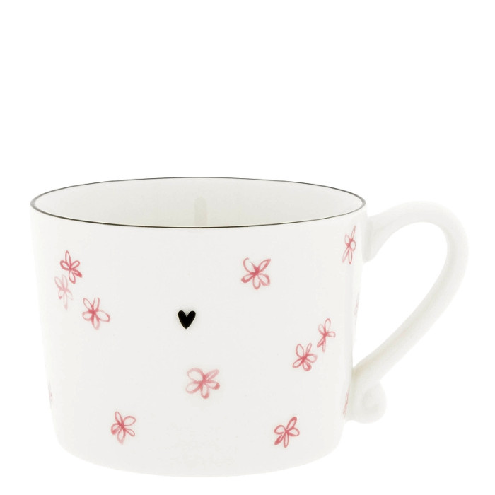 detail Bastion Collections Hrnek White/Rose Little Flowers, 300ml