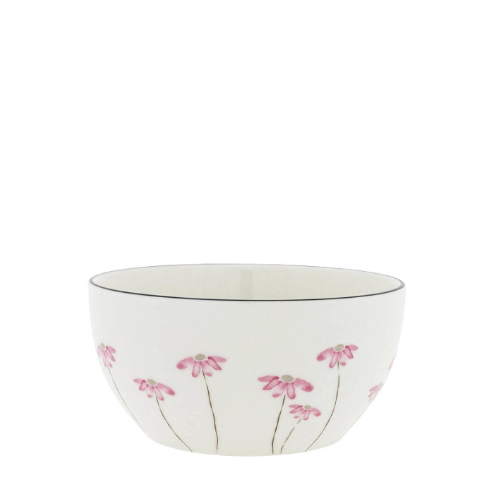 detail Bastion Collections Miska Bowl M Watercolour Rose Flower, 14,5 x 7 cm