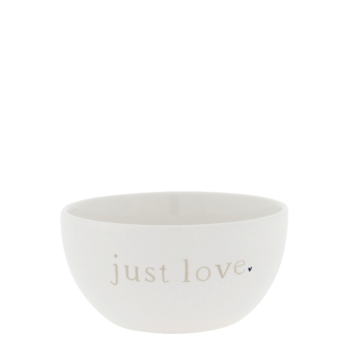 detail Bastion Collections Miska Bowl JUST LOVE in BT, 14,5x7cm