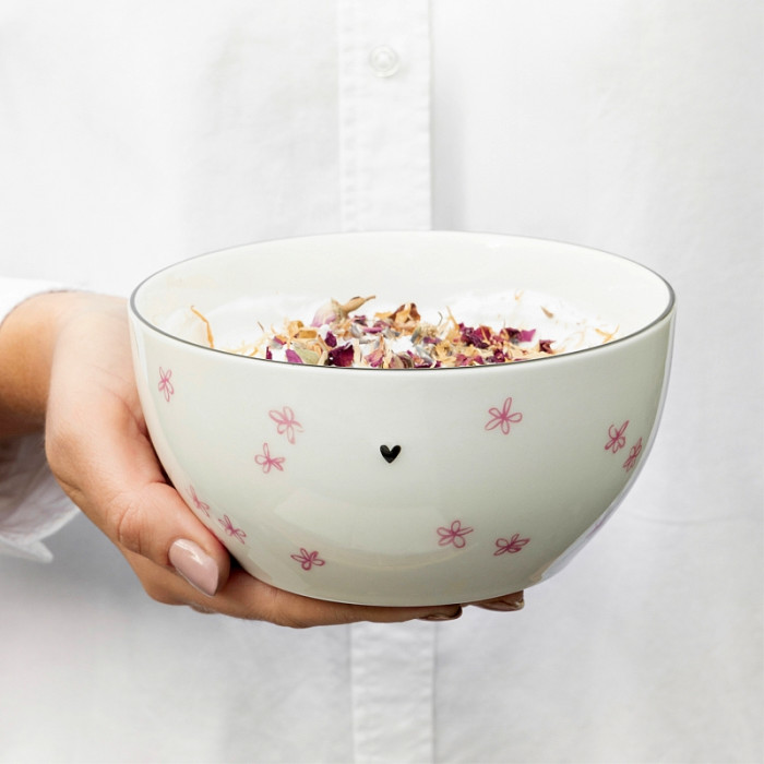 detail Bastion Collections Miska Bowl Watercolour Rose Little Flowers, 14,5x7cm