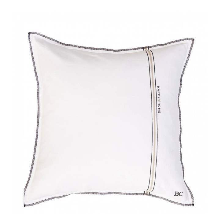 detail Bastion Collections Polštář HAPPY HOME in white, 50x50cm
