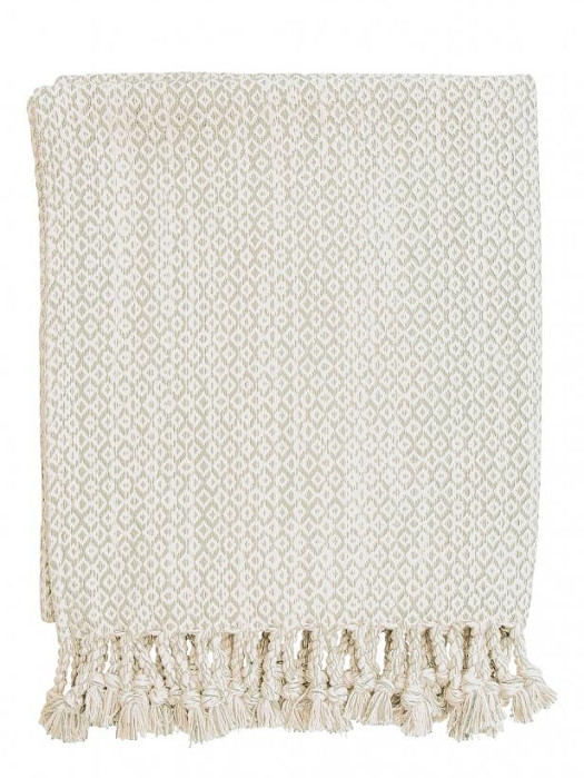 detail Bastion Collections PLÉD 140x180cm in white/natural