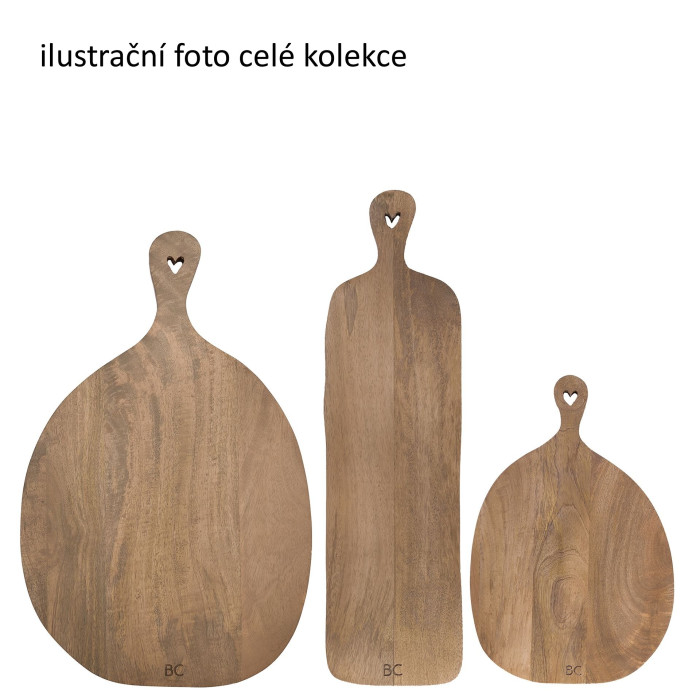 detail Bastion Collections TRAY NATURAL, servírovací prkénko rovné, 52,5x14x2cm