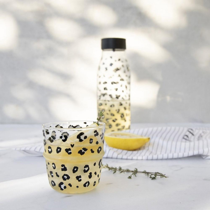 detail Bastion Collections 2x Sklenky na vodu - LEOPARD, 2x 250ml