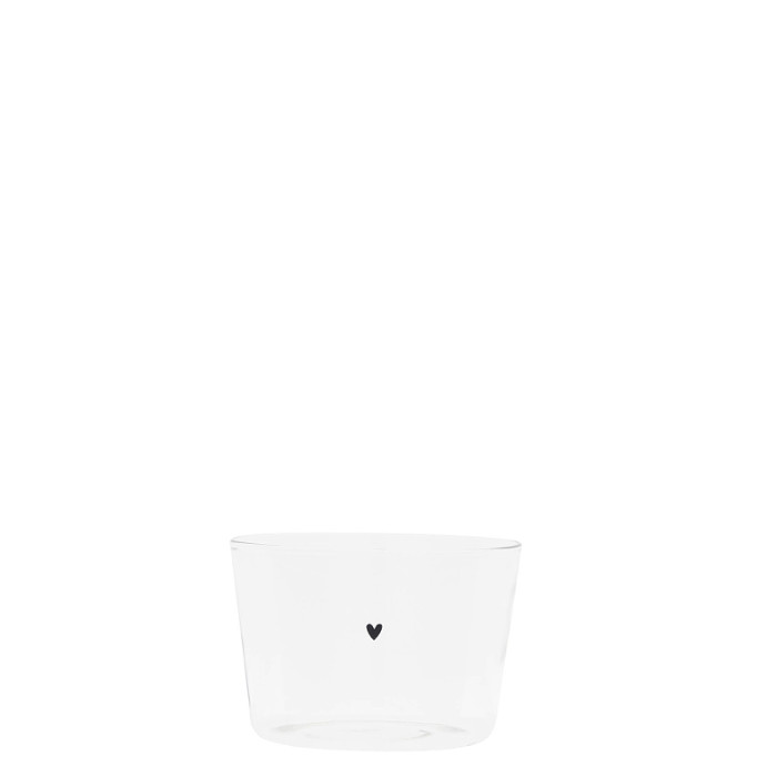 detail Bastion Collections Sklenka Tumbl S - Heart in black, 200 ml