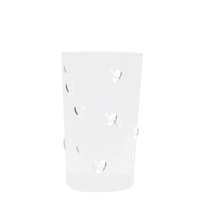 detail Bastion Collections Sklenka TUMBL L 005, heart in glass, 450ml