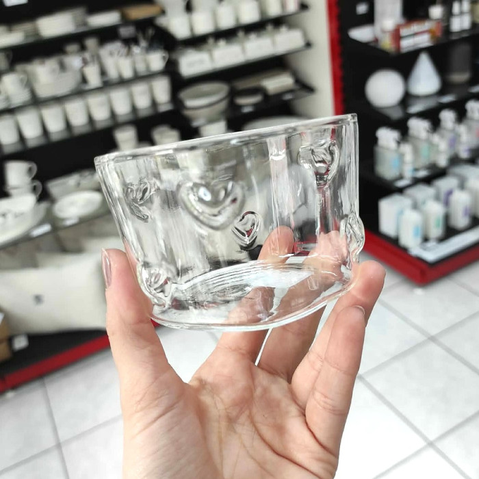 detail Bastion Collections Sklenka TUMBL SM 005, heart in glass, 200ml