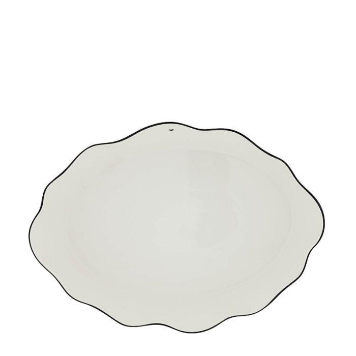 detail Bastion Collections Oválná mísa OVAL DISH in black, 30x22x7cm