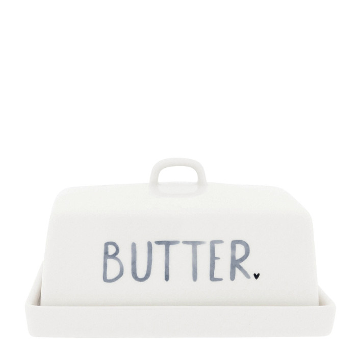 detail Bastion Collections Máslenka BUTTER white/blue, 12,2x14,7x8,1cm