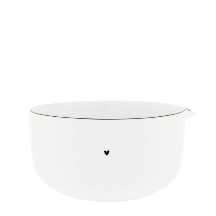 detail Bastion Collections MIX BOWL set misek, white edge/black