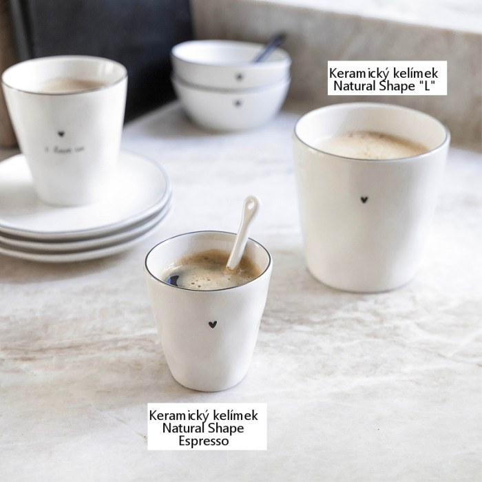 detail Bastion Collections Kelimek NATURAL SHAPE L black heart, 9x9cm