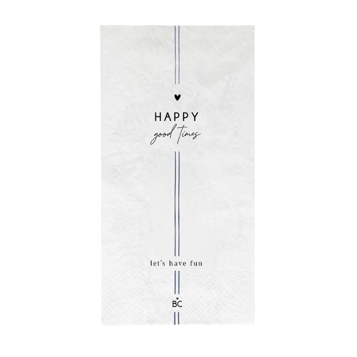 detail Bastion Collections Papírové ubrousky XL - HAPPY GOOD TIMES, 16ks