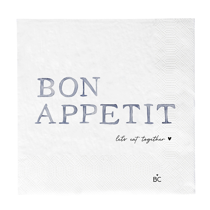 detail Bastion Collections Papírové ubrousky L - BON APPETIT
