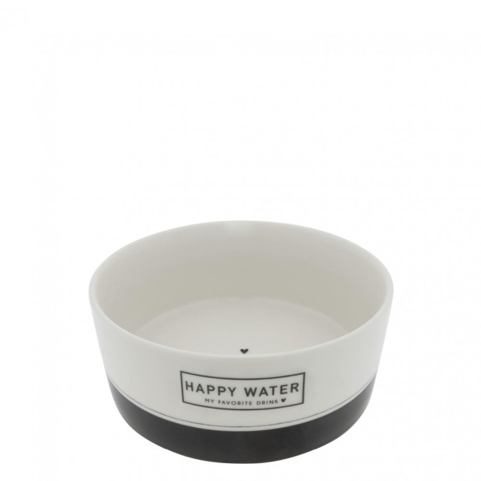 detail Bastion Collections 2x Miska DOG FOOD/WATER in black, 16x6,5cm