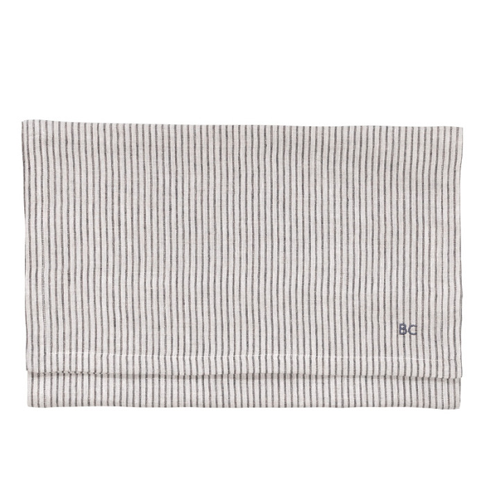 detail Bastion Collections BĚHOUN NA STŮL Natural w Stripe Blue, 50x160cm