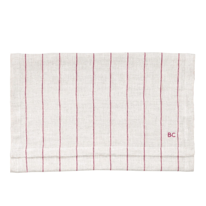 detail Bastion Collections BĚHOUN NA STŮL Natural w Stripe Rose, 50x160cm