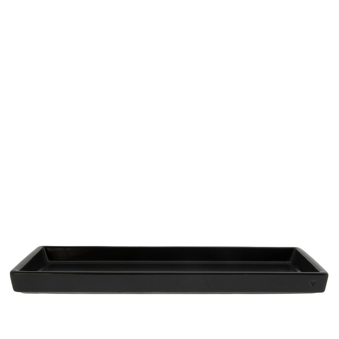 detail Bastion Collections TRAY BLACK MATT, podnos, 28,5x10,5x2cm