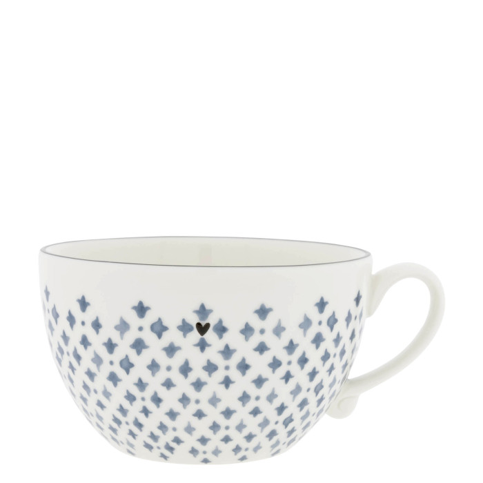 detail Bastion Collections Polévkový hrnek IRIS BLUE PRINT, 13cm