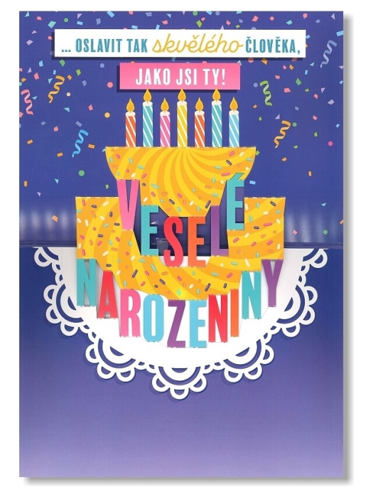 detail Albi Přání s efekty Nejlepší čas narozenin / Happy Birthday