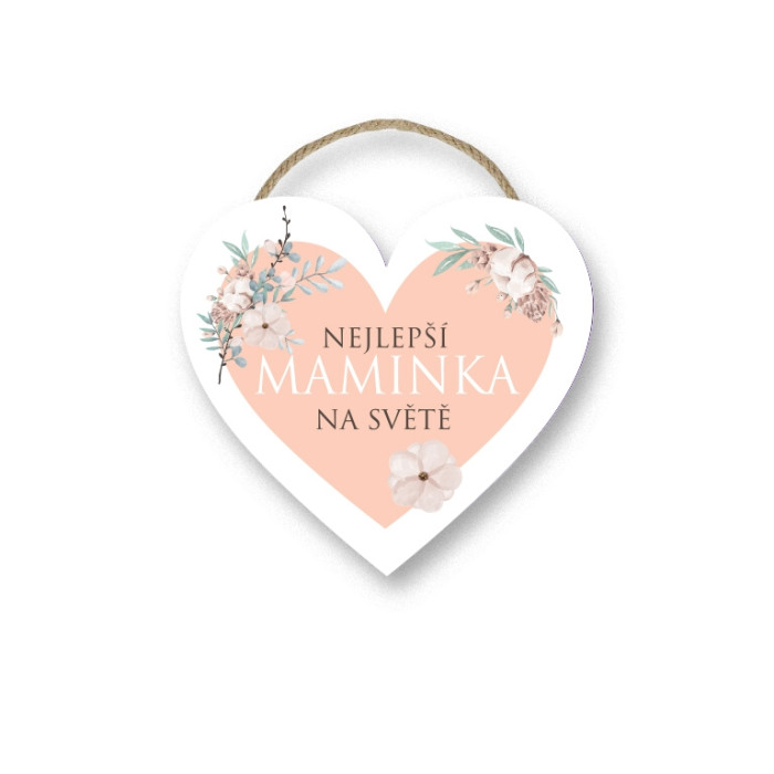 detail Nekupto Cedulka malé srdce NEJLEPŠÍ MAMINKA NA SVĚTĚ