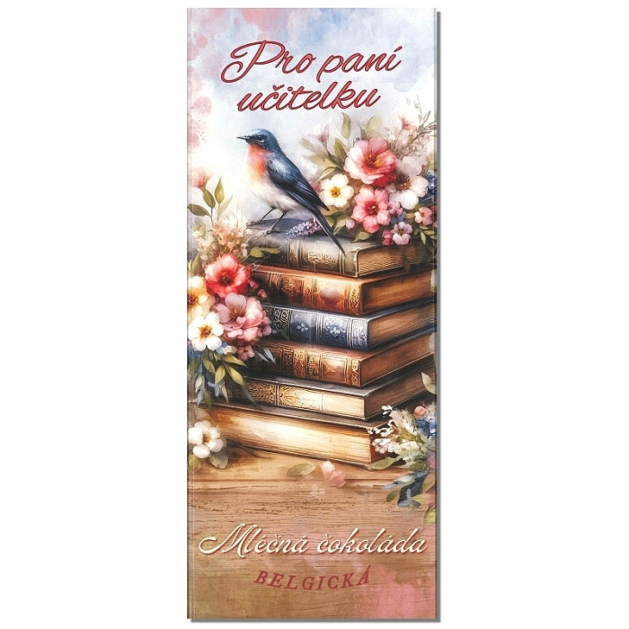 detail MASHA chocolate PRO PANÍ UČITELKU, mléčná čokoláda 100g