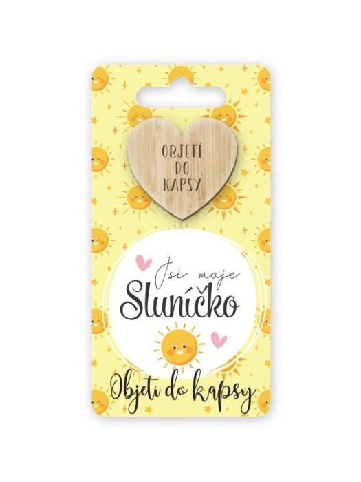 detail Nekupto Objetí do kapsy - JSI MOJE SLUNÍČKO
