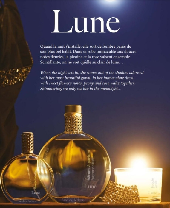 detail AMÉLIE et MÉLANIE - LUNA, textilní sprej 100 ml