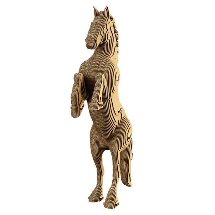 detail Cartonic 3D PUZZLE - HORSE, 112 dílků, LEVEL5