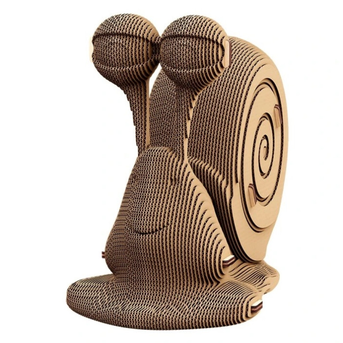 detail Cartonic 3D PUZZLE - SNAIL šnek, 121 dílků, LEVEL4
