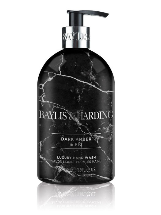 detail Baylis&Harding Tekuté mýdlo - Dark Amber & Fig, 500ml