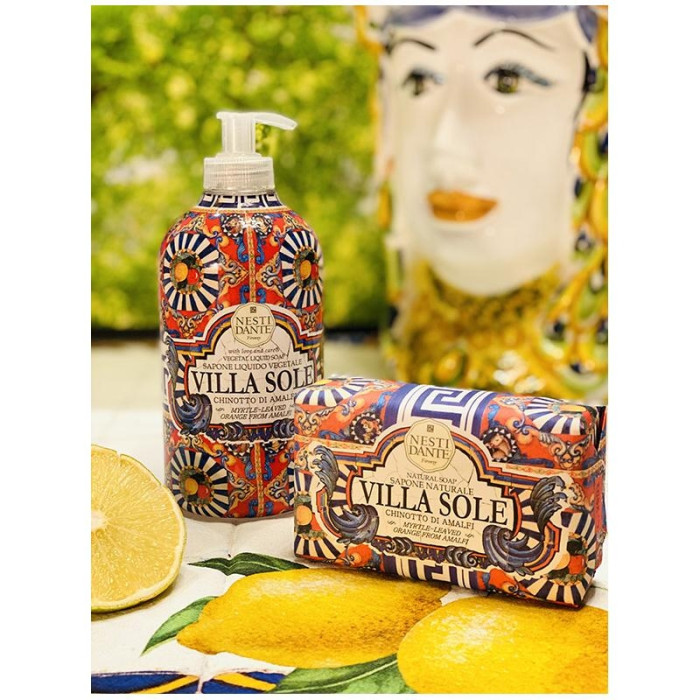 detail Nesti Dante VILLA SOLE Chinotto di Amalfi, mýdlo 250 g