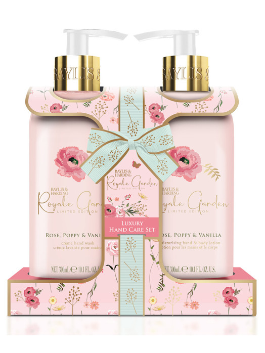 detail Baylis&Harding Rose, Poppy & Vanilla Sada péče o ruce, 2dílná