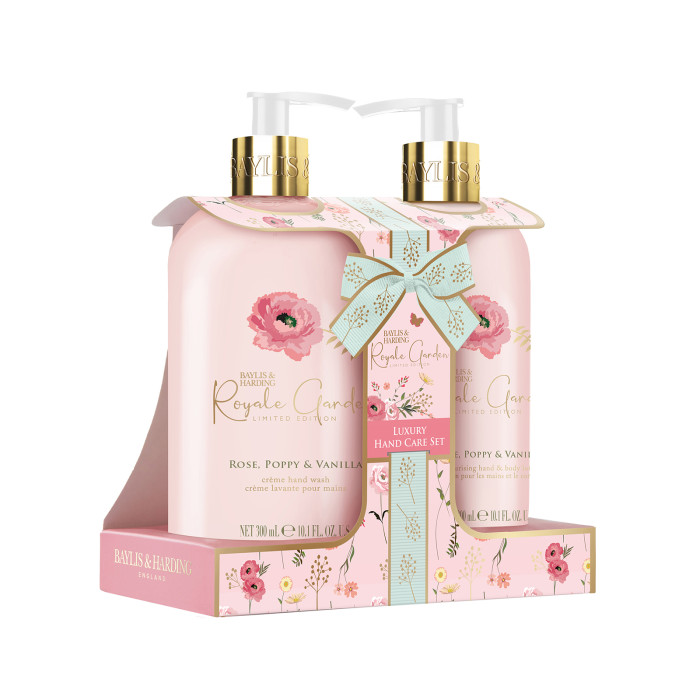detail Baylis&Harding Rose, Poppy & Vanilla Sada péče o ruce, 2dílná