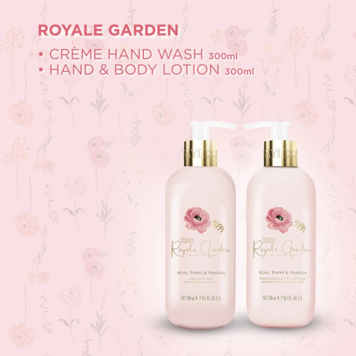 detail Baylis&Harding Rose, Poppy & Vanilla Sada péče o ruce, 2dílná