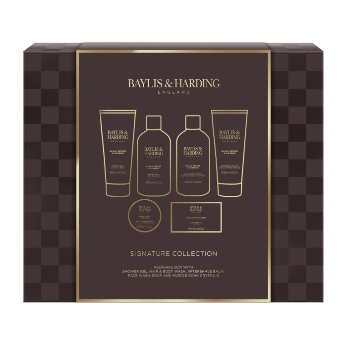 detail Baylis&Harding Černý pepř & Ženšen Sada péče o tělo, 6ks