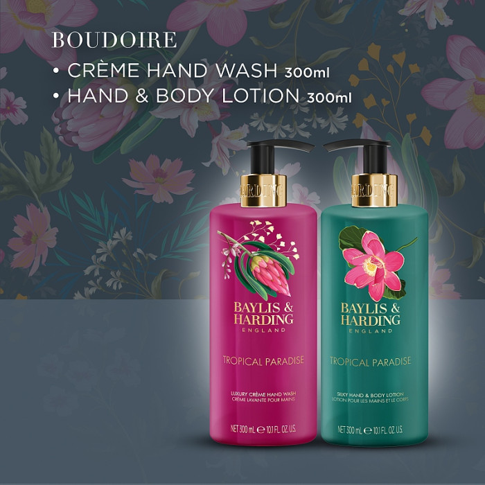 detail Baylis&Harding Tropical Paradise, dárkový set péče o ruce, 2ks