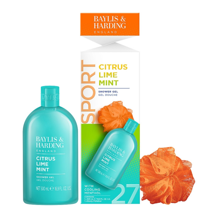 detail Baylis&Harding Citrus, Lime, Mint, dárkový set péče o tělo, 2dílný