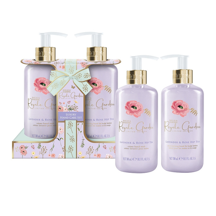 detail Baylis&Harding Royal Garden Dárková sada péče o ruce 2x 300ml