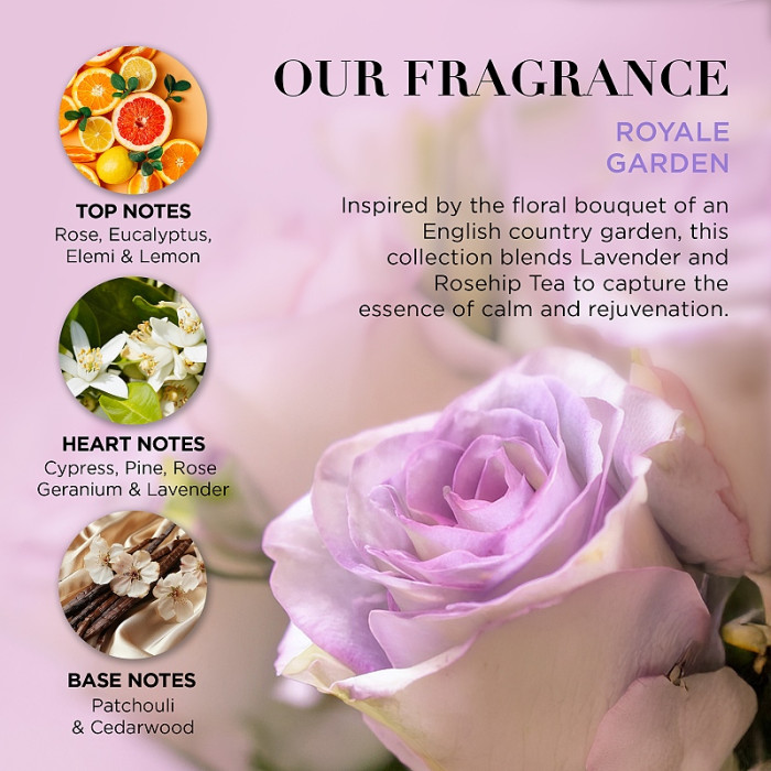 detail Baylis&Harding Royal Garden Dárkový set krémů na ruce 3x 50ml