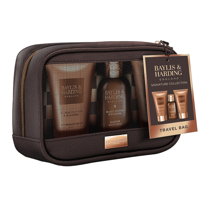 detail Baylis&Harding Černý pepř & ženšen Dárkový set v taštičce, 4dílný