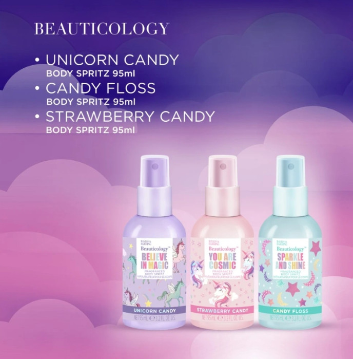detail Baylis&Harding Unicorn - dárková sada tělových sprejů 3dílná